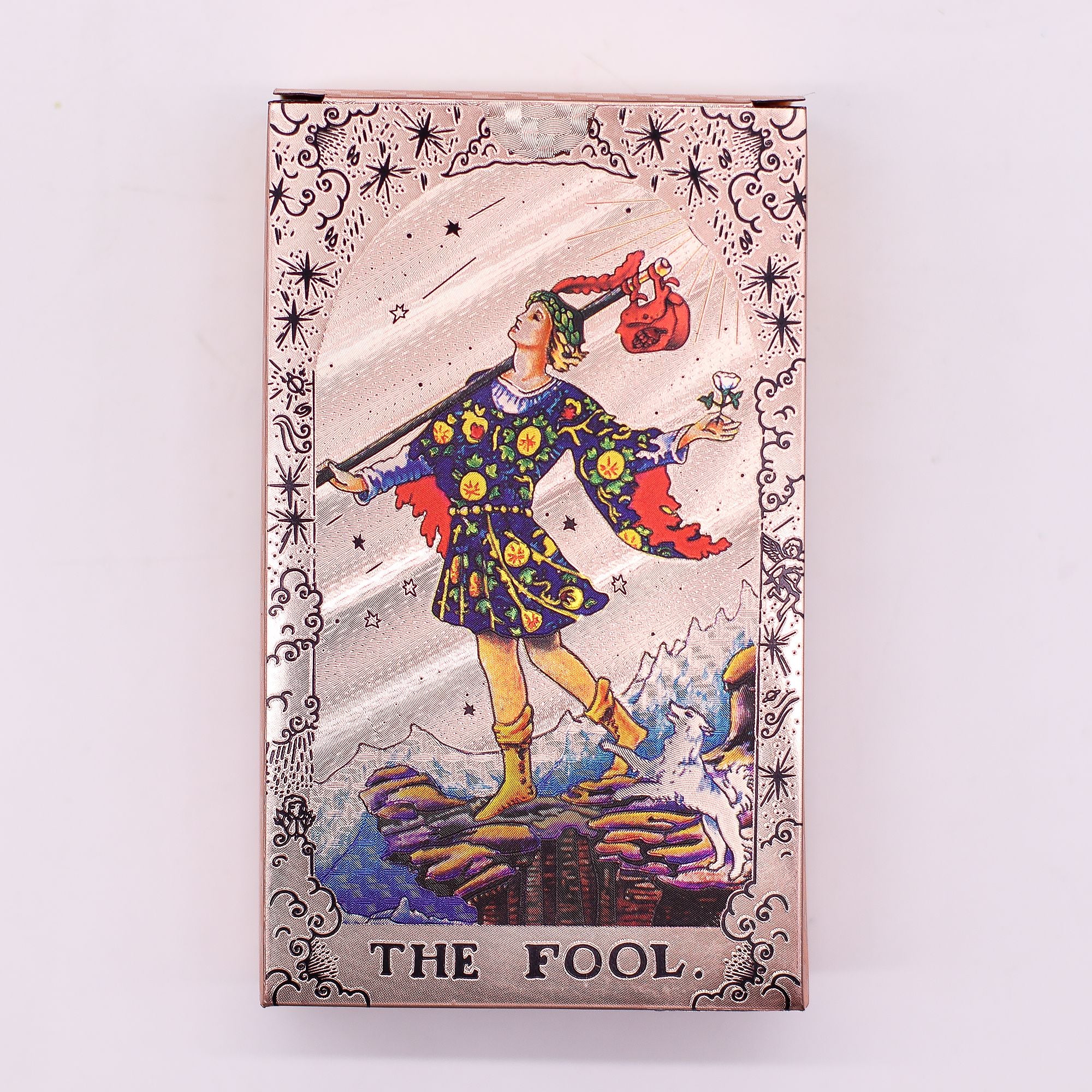 Rose Gold Foil Tarot Card Set - Moon Phase - with booklet
